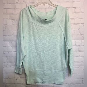 We The Free/ Palisades Thermal Mint Green Long Sleeve Sweater